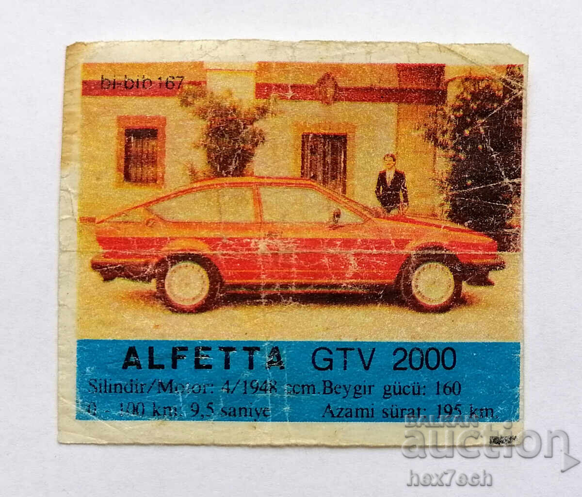 ❤️ ⭐ Εικόνα Bi-Bip 167 Alfetta GTV 2000 ⭐ ❤️