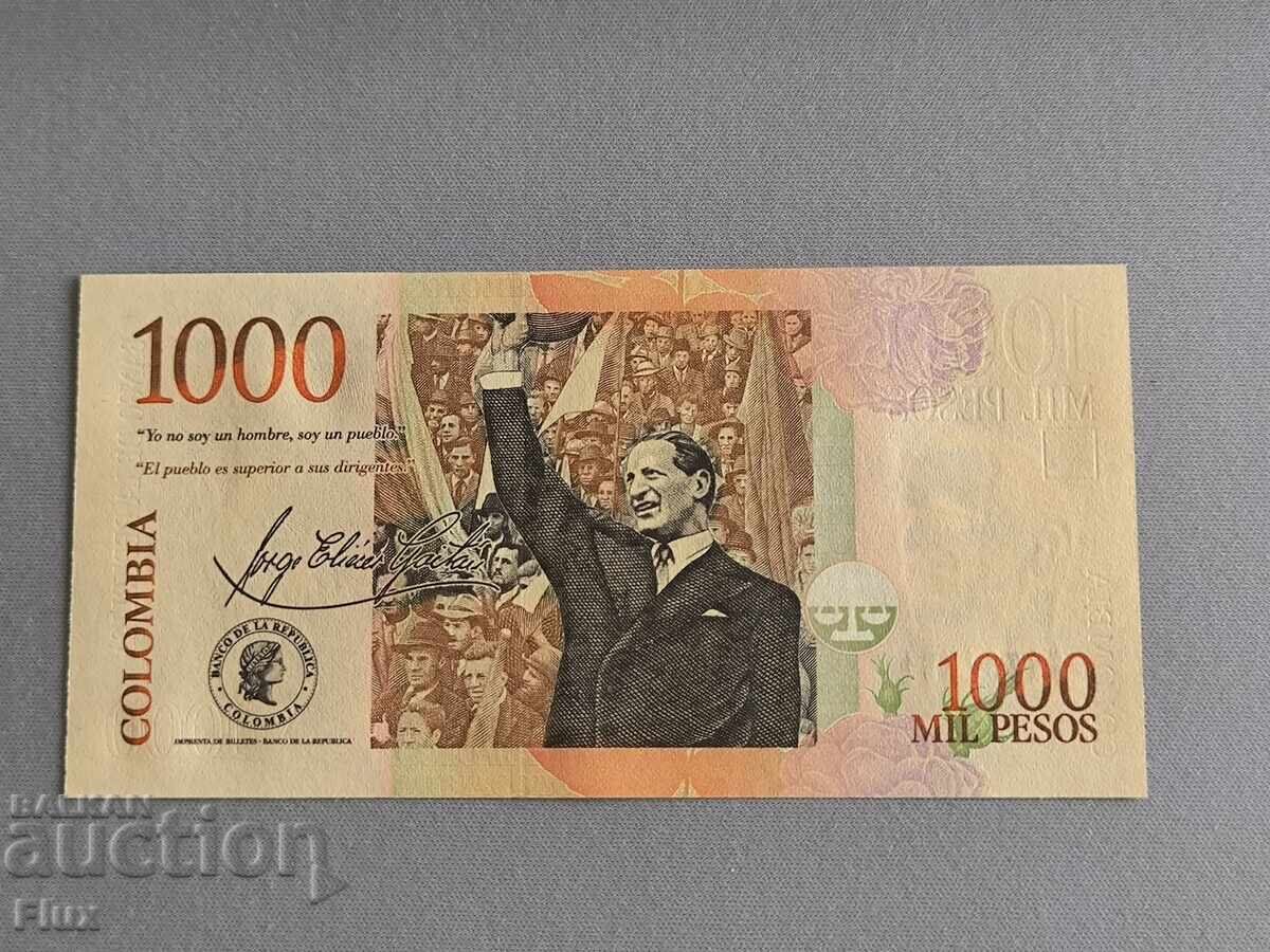 Bancnota - Columbia - 1000 Pesos UNC | 2015 cu preț 5.00 BGN | € 2.56 Bancnota - Columbia - 1000 Pesos UNC | 2015 cu preț 5.00 BGN | € 2.56