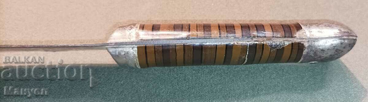 Παράδοση Σπάνιο παλιό μαχαίρι «ΟΚΑΠΗ» με λαβή βακελίτη.