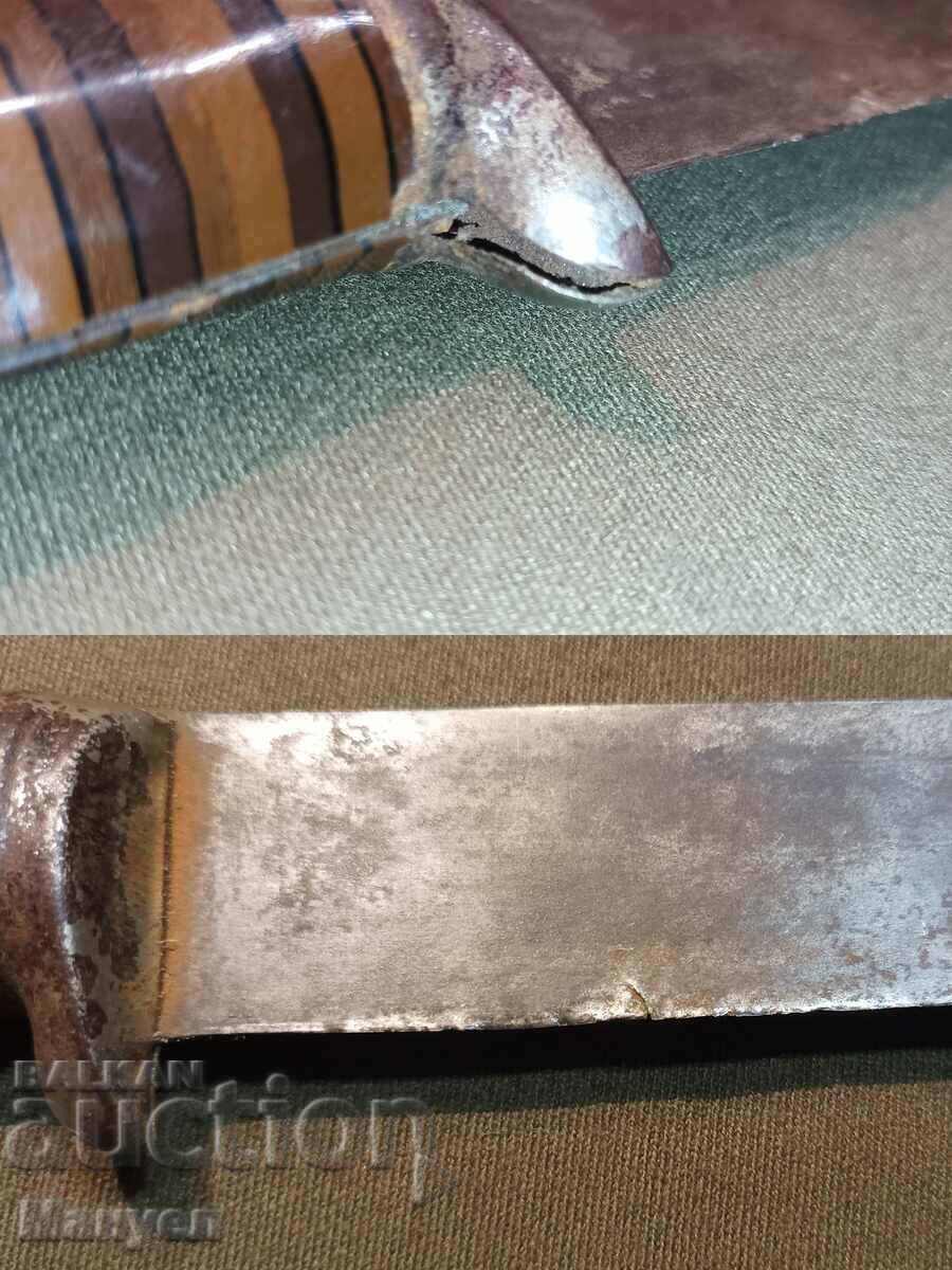 Σπάνιο παλιό μαχαίρι «ΟΚΑΠΗ» με λαβή βακελίτη. - 7