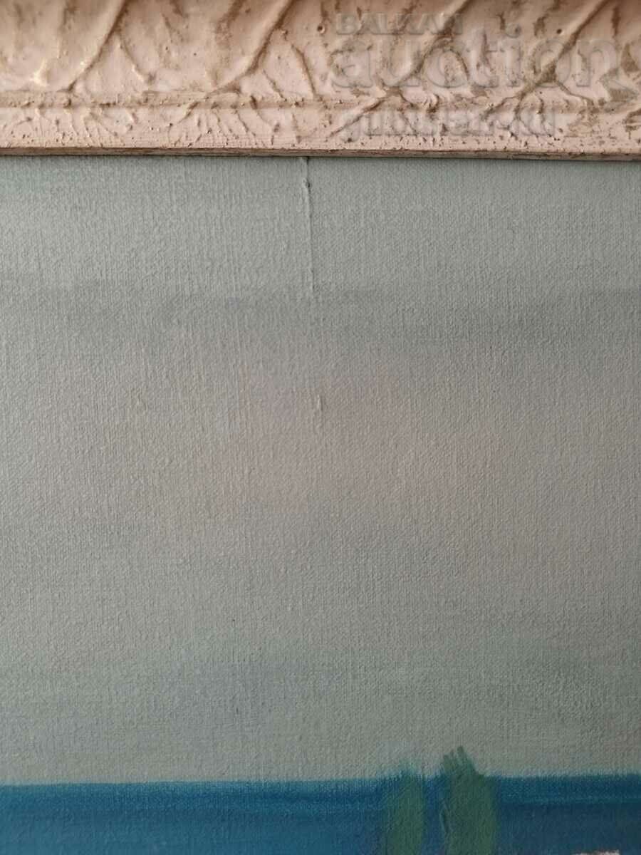 Auction  Painting, landscape, sea, 1960s.