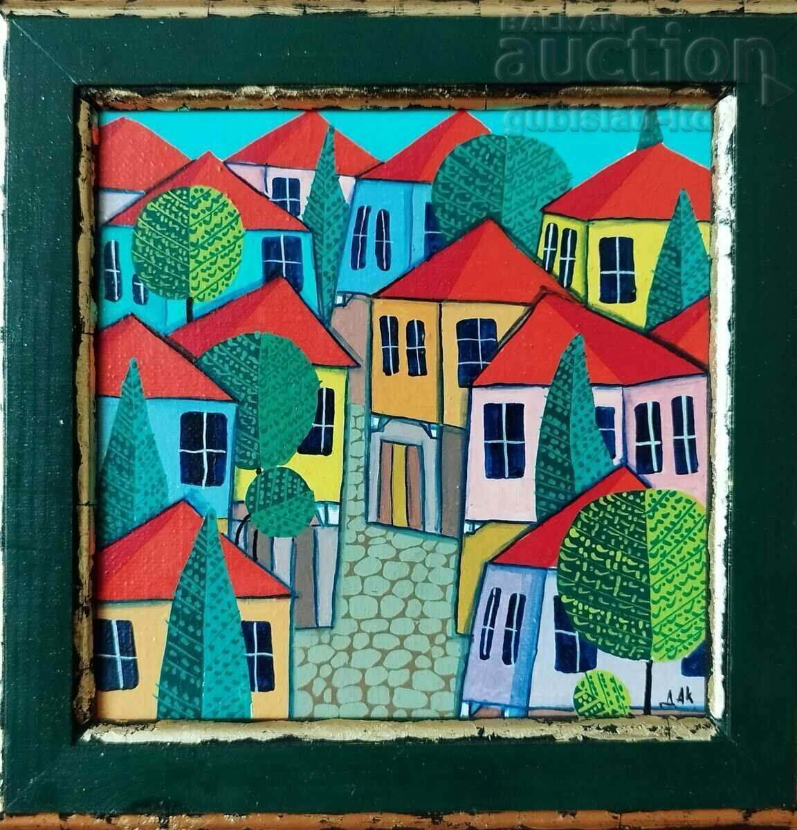 Ζωγραφική, «Τοπίο», τέχνη. Y. Yordanov-Dakata, 2003 Ζωγραφική, «Τοπίο», τέχνη. Y. Yordanov-Dakata, 2003