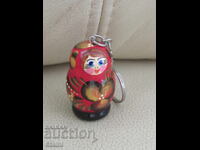 Matryoshka keychain from Russia