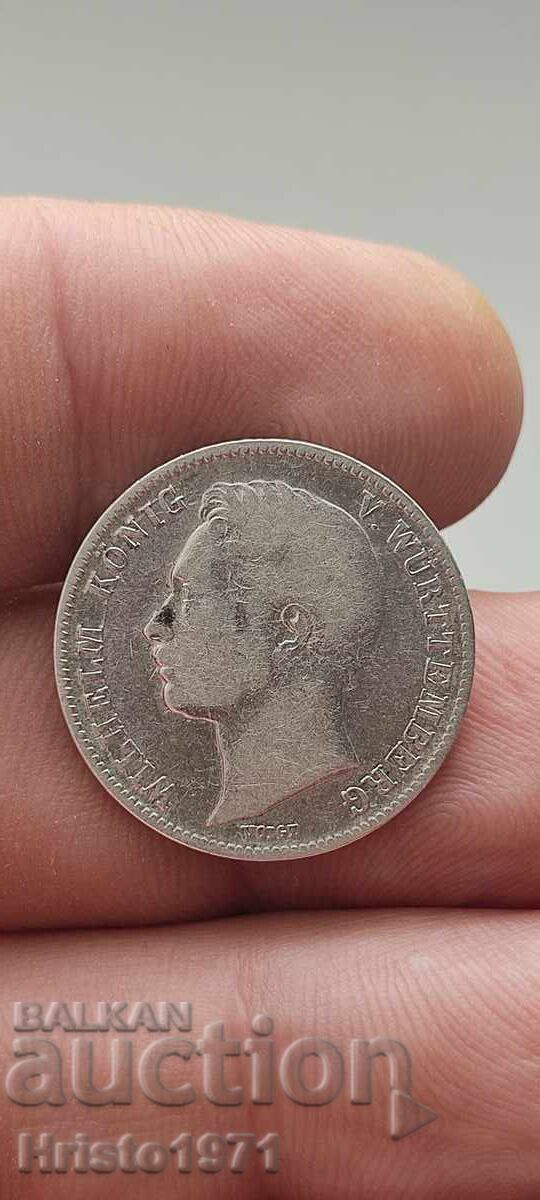 1/2 gulden 1839 Württemberg cu preț € 50.00 | 97.79 BGN