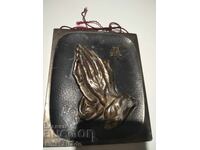 Panou metalic pentru perete, tablou 'Mâini' de A. Dürer