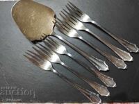 Tacâmuri, BSF 90, furculițe argintate gros cu paletă 26.08.25