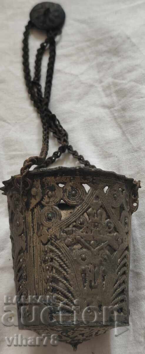 Δημοπρασία Παλαιό οικιακό χάλκινο καντήλι