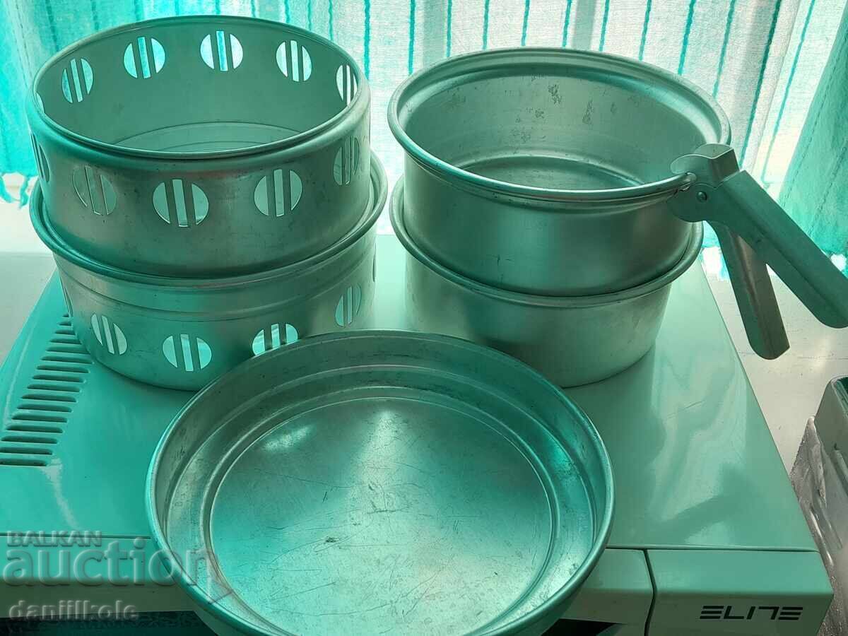 Licitație *$*Y*$* SET ALUMINIU SOCIAL PENTRU MÂNCARE MARCAT *$*Y*$*