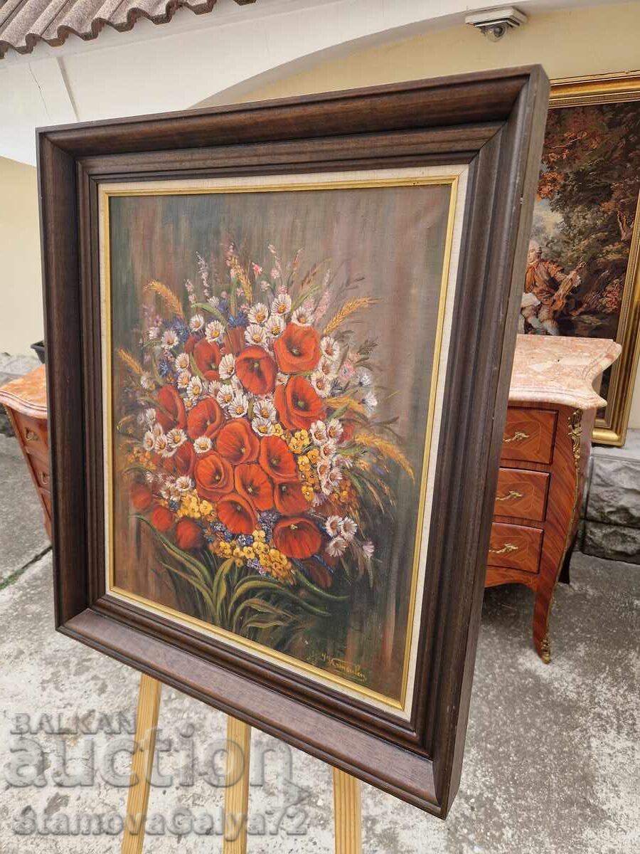 Wonderful antique French master oil painting - 7 Wonderful antique French master oil painting - 7