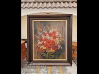 Wonderful antique French master oil painting