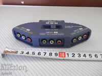 Selector audio / video intrări, 3 căi funcțional