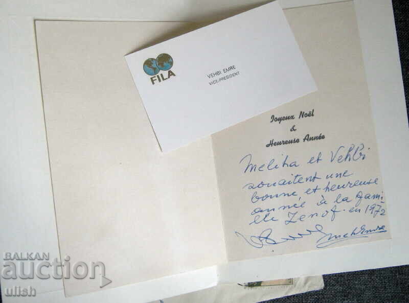 Delivery of 1971 Olympic Committee Turkey to Ceno Cenov