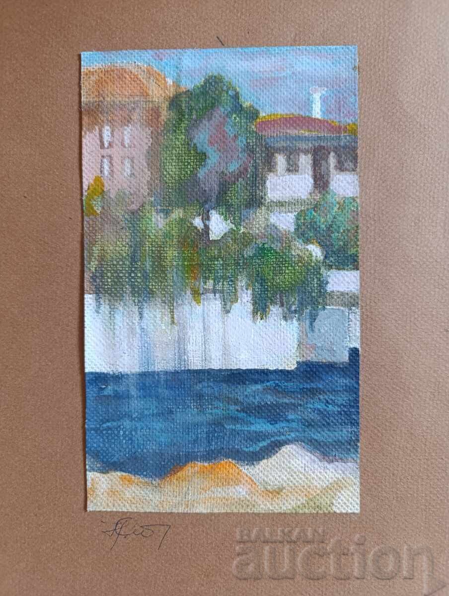 Auction Nanet Baklayan, old watercolor Auction Nanet Baklayan, old watercolor