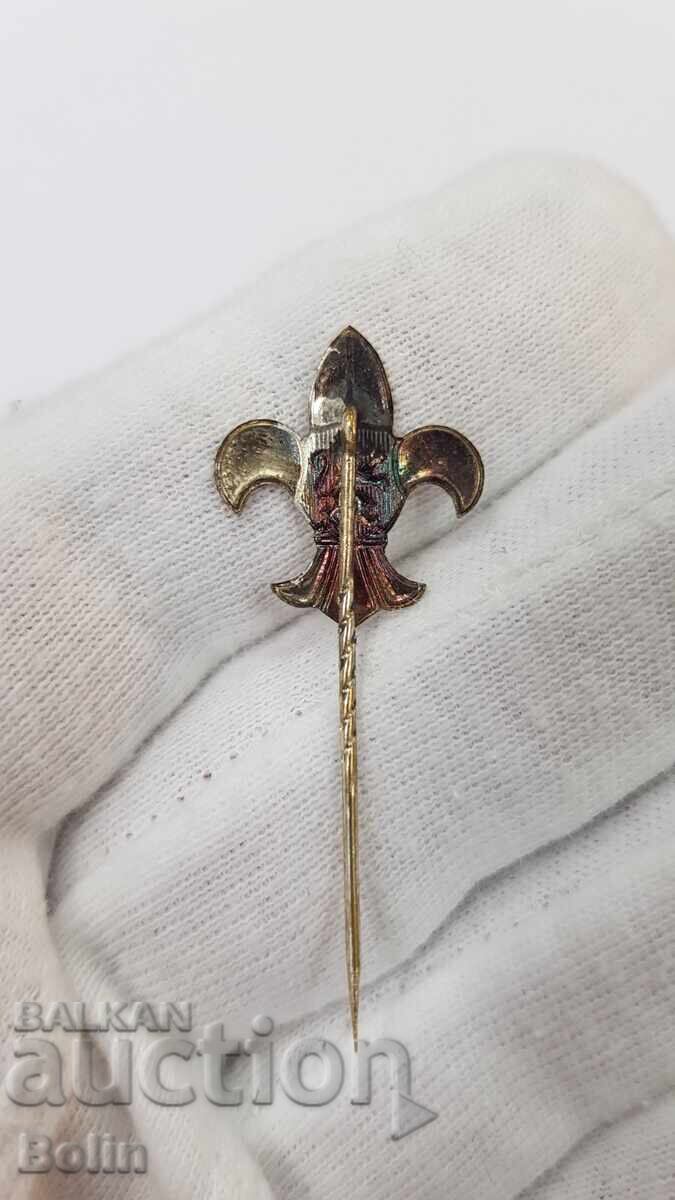 Δημοπρασία Πολύ σπάνιο βουλγαρικό σήμα, σήμα βασιλικών προσκόπων 1930-1940