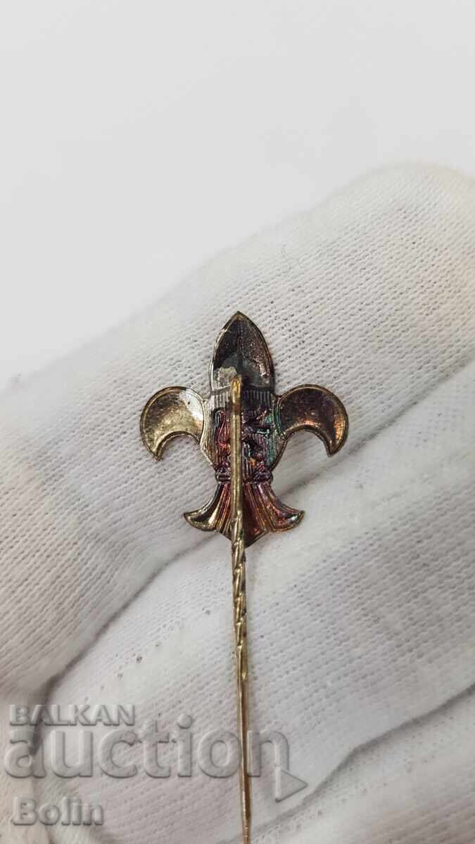 Παράδοση Πολύ σπάνιο βουλγαρικό σήμα, σήμα βασιλικών προσκόπων 1930-1940