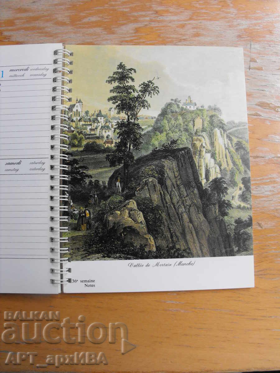 Livrarea Calendar-agendă săptămânală CHAUSSON pentru 1982