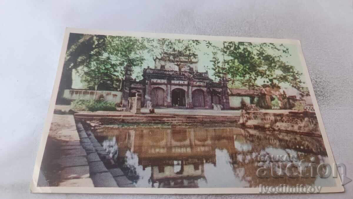 Postcard Ha Noi Den Phu Dong 1973 Postcard Ha Noi Den Phu Dong 1973