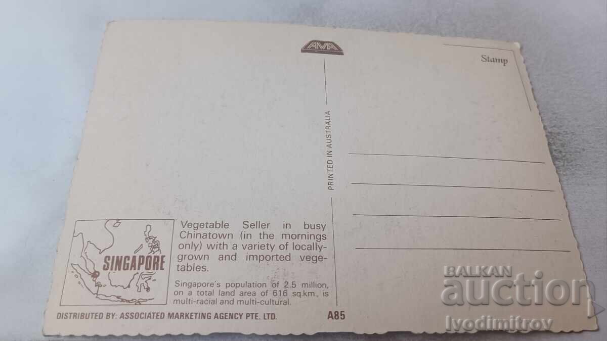 Πωλητής Λαχανικών στη Σιγκαπούρη (Singapore) σε πολυσύχναστη Chinatown με τιμή 0.85 BGN | € 0.43