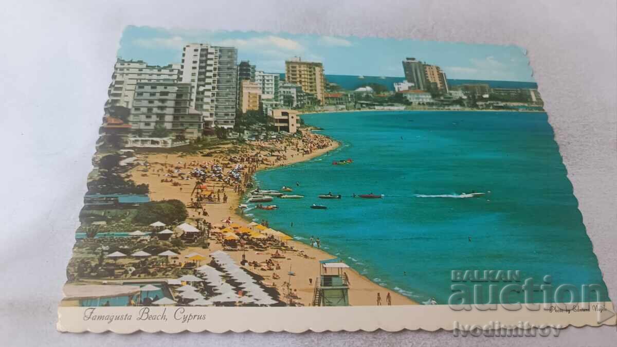 Postcard Famagusta Beach Postcard Famagusta Beach