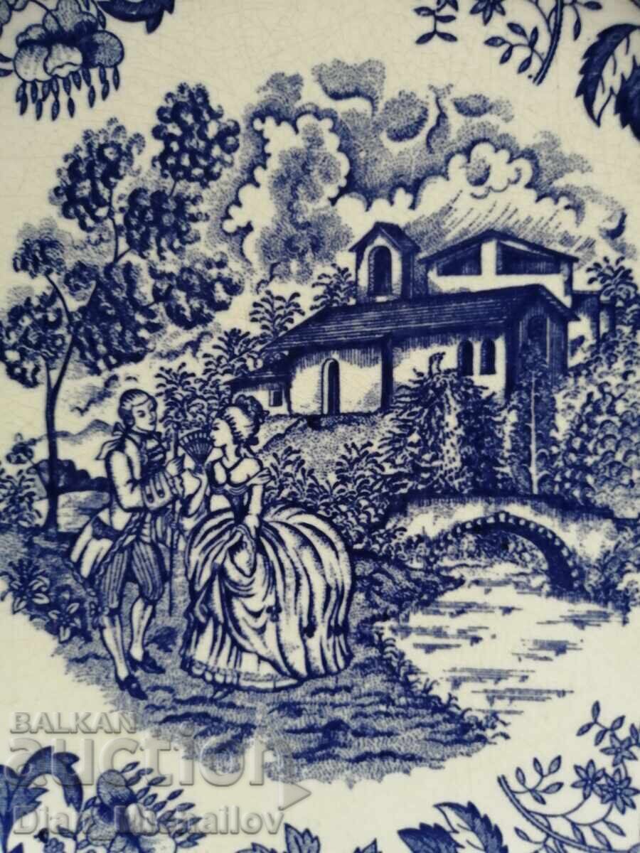 English porcelain plate with price € 15.00 | 29.34 BGN