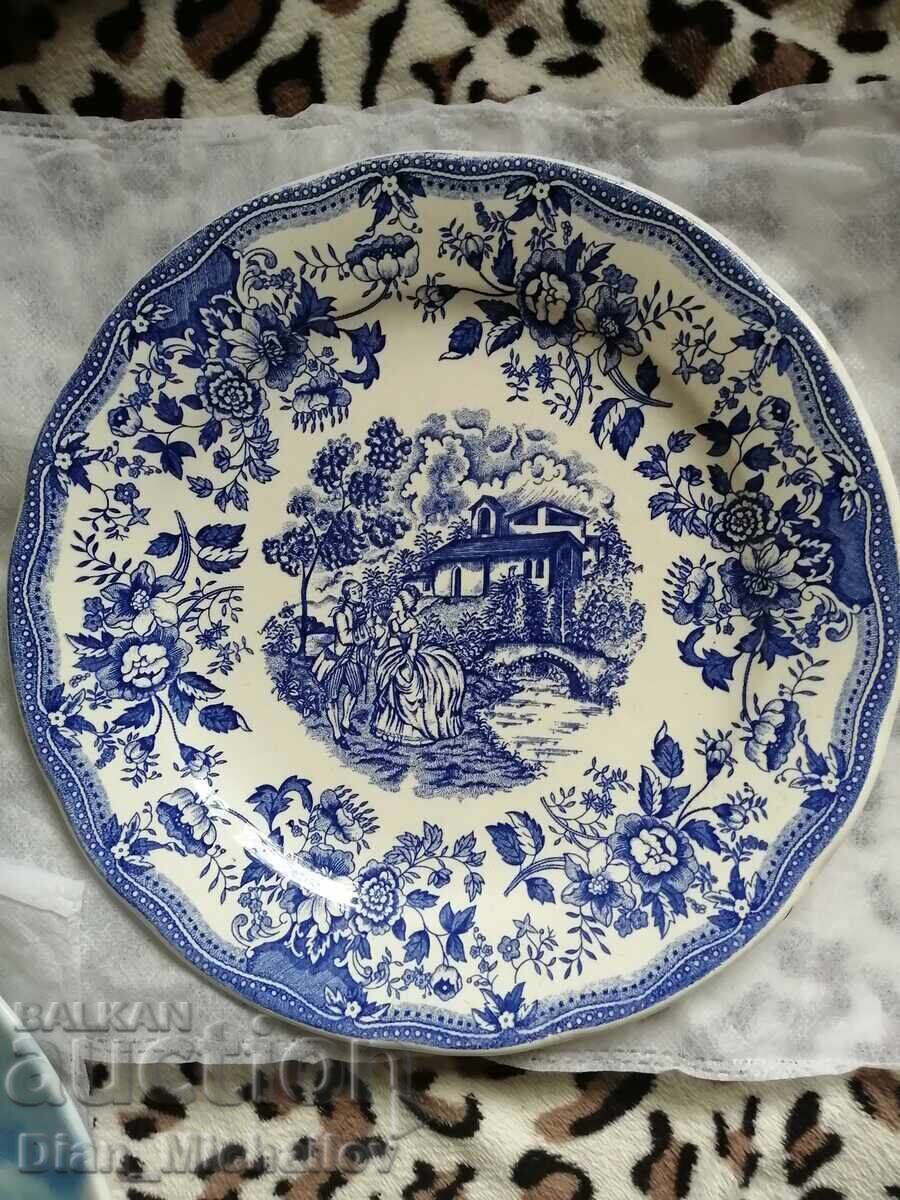 English porcelain plate