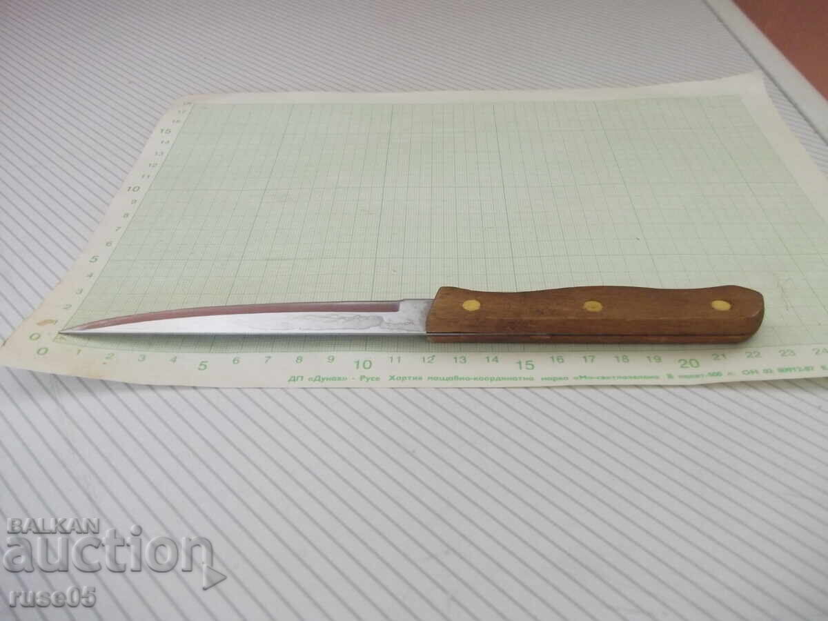 Delivery of Kitchen knife with a wooden handle Delivery of Kitchen knife with a wooden handle