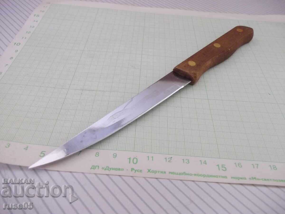 Kitchen knife with a wooden handle - 5 Kitchen knife with a wooden handle - 5