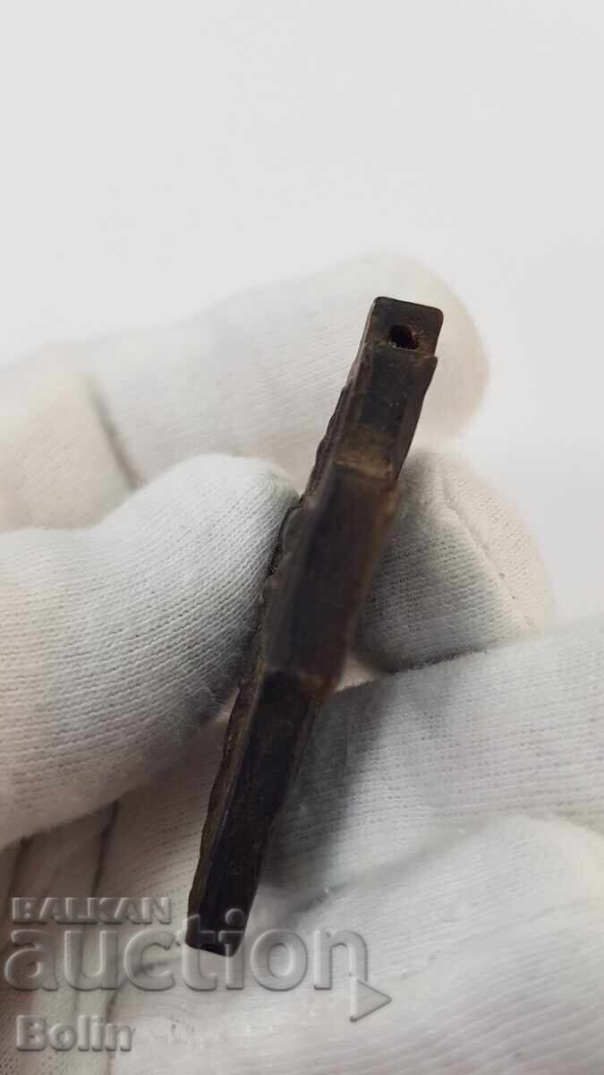 Delivery of Rare Bulgarian revival cross with Jesus Christ 19th century