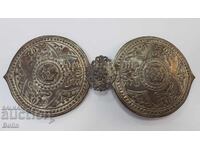 Collectible wrought Revival-era buckle, buckles 27 cm