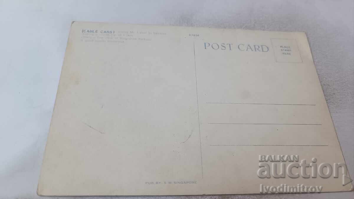 Carte poștală care leagă Mt. Faber de Sentosa cu preț 0.85 BGN | € 0.43 Carte poștală care leagă Mt. Faber de Sentosa cu preț 0.85 BGN | € 0.43