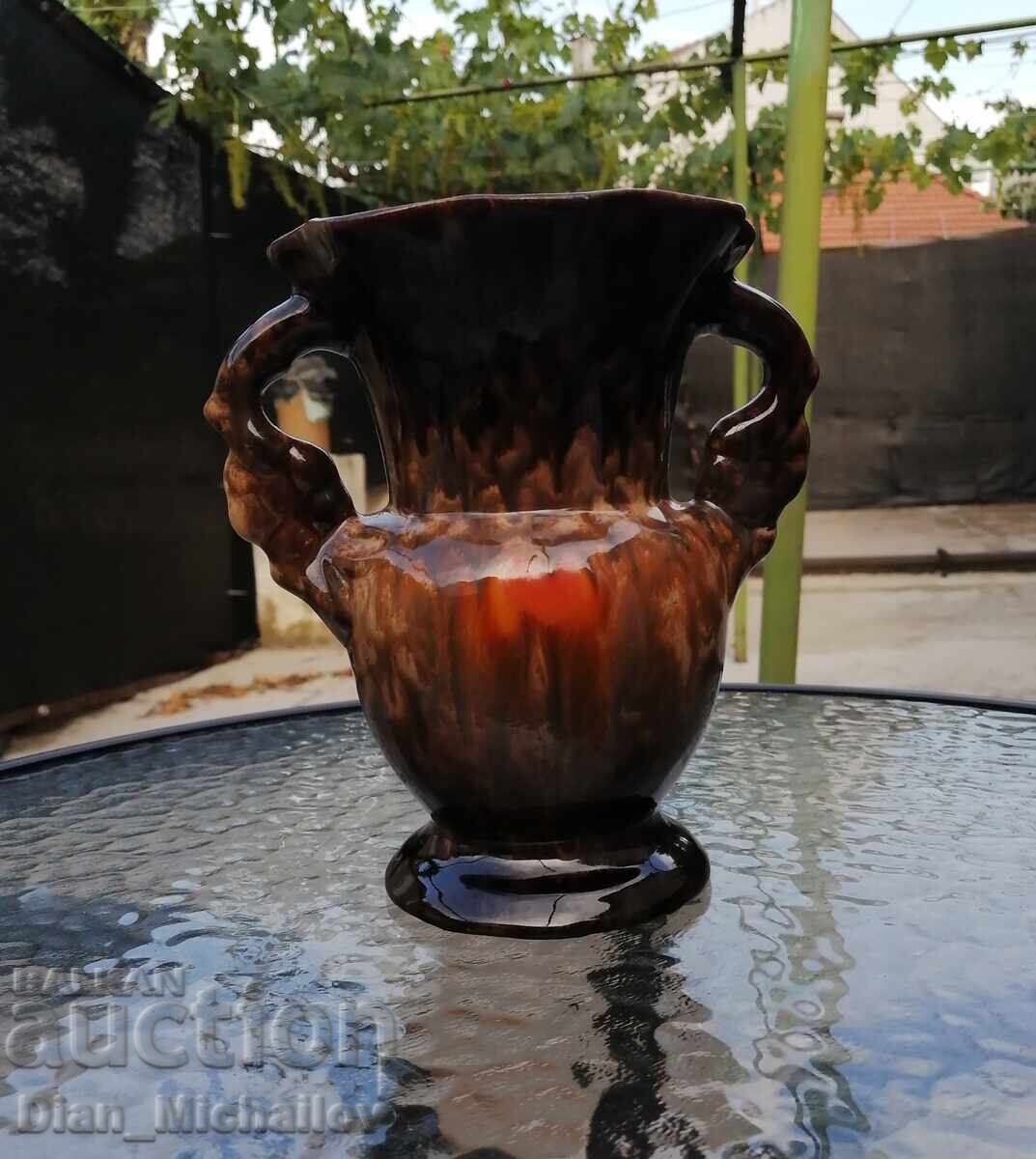 German ceramic vase glazed Jasba Ceramic 60s with price 20.00 BGN | € 10.23