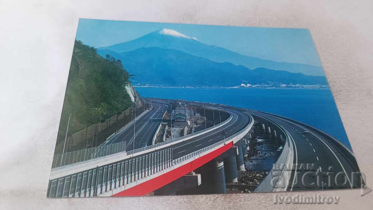 Postcard Mt. FUJI and the Tomei Express Way Postcard Mt. FUJI and the Tomei Express Way