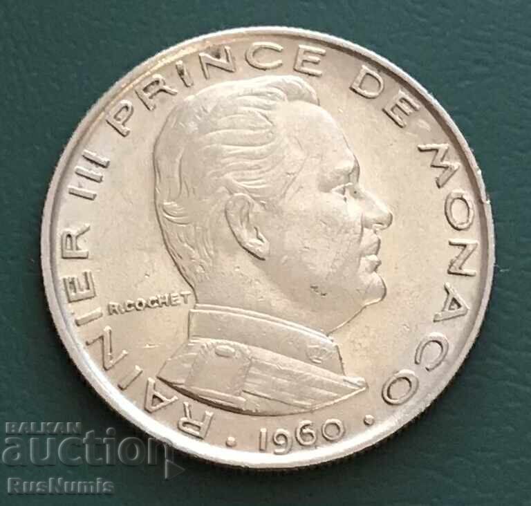 Монако. 1 франк 1960 г. Монако. 1 франк 1960 г.