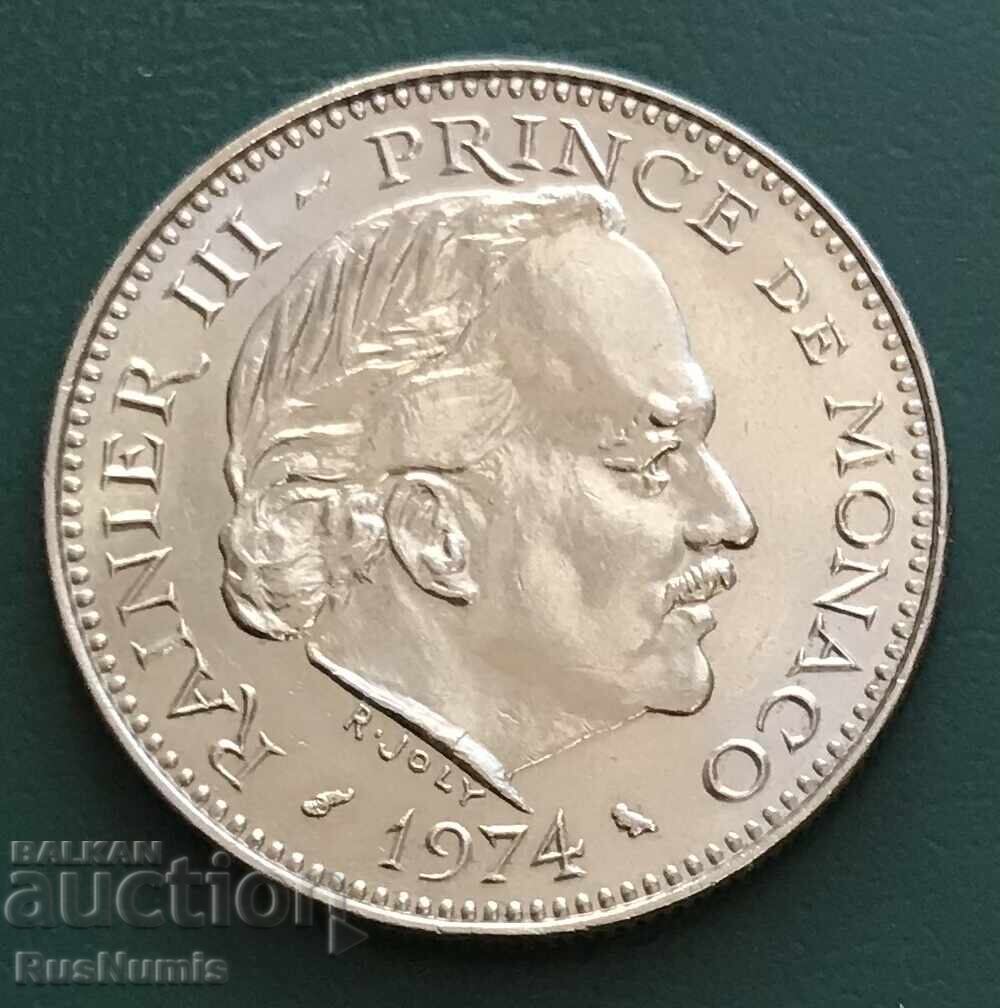 Монако. 5 франка 1974 г. Монако. 5 франка 1974 г.