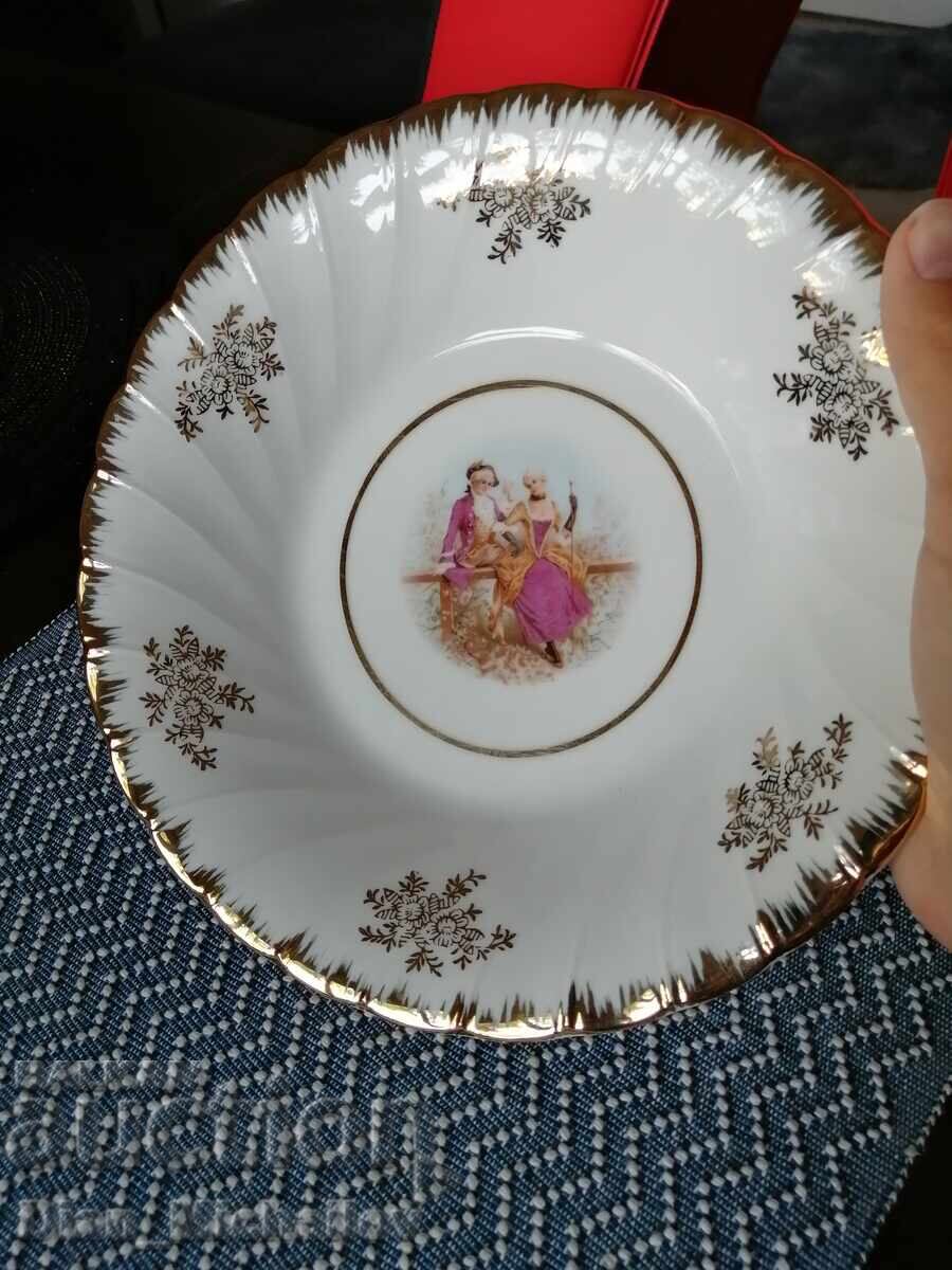 Απίστευτα Όμορφη Επιχρυσωμένη Πορσελάνινη Πιατέλα - 5 Απίστευτα Όμορφη Επιχρυσωμένη Πορσελάνινη Πιατέλα - 5