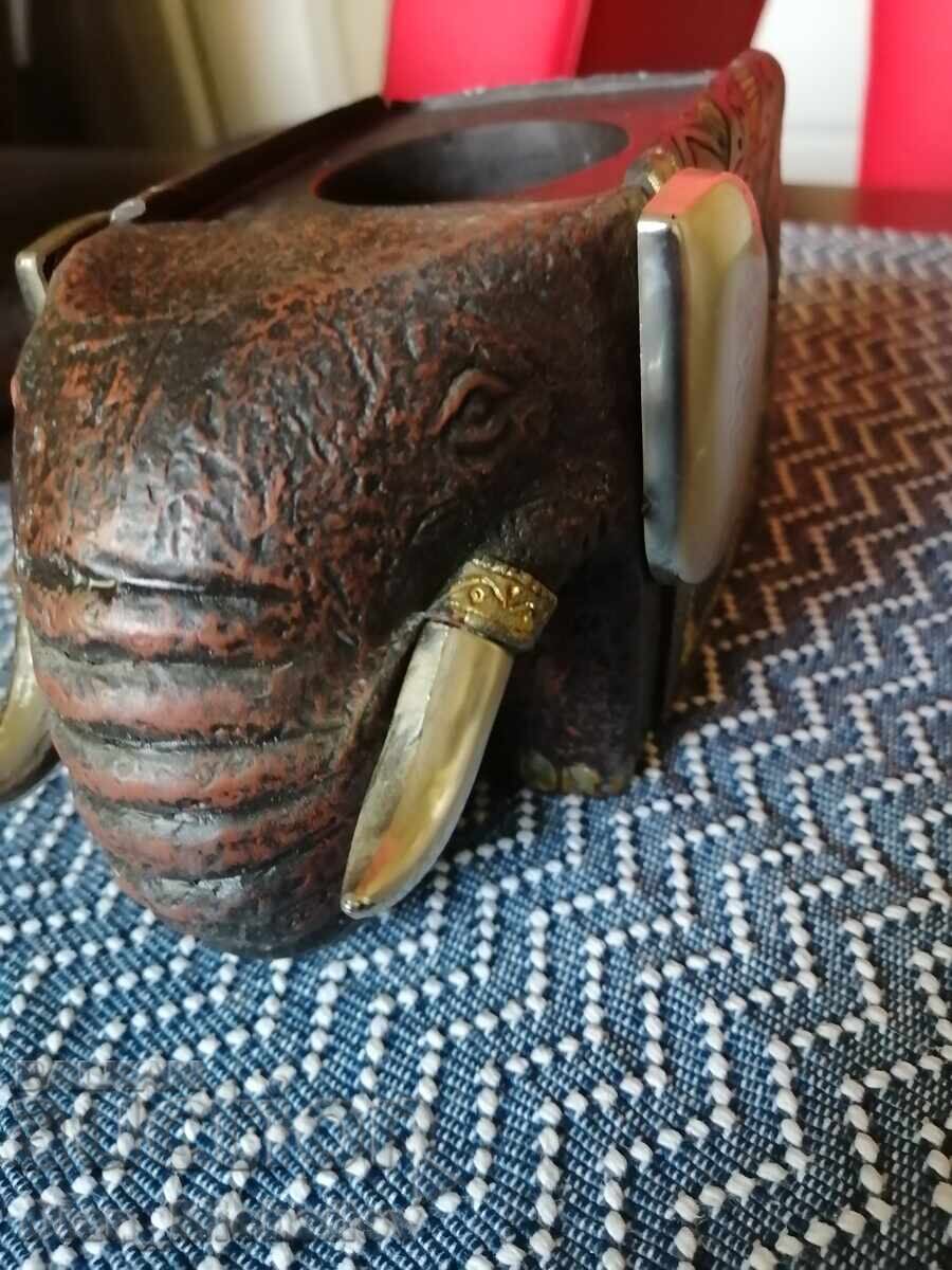 Ξύλινος Ελέφαντας Κηροπήγιο - 5 Ξύλινος Ελέφαντας Κηροπήγιο - 5