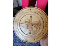 Placă de perete pirografată Mănăstirea Bachkovski