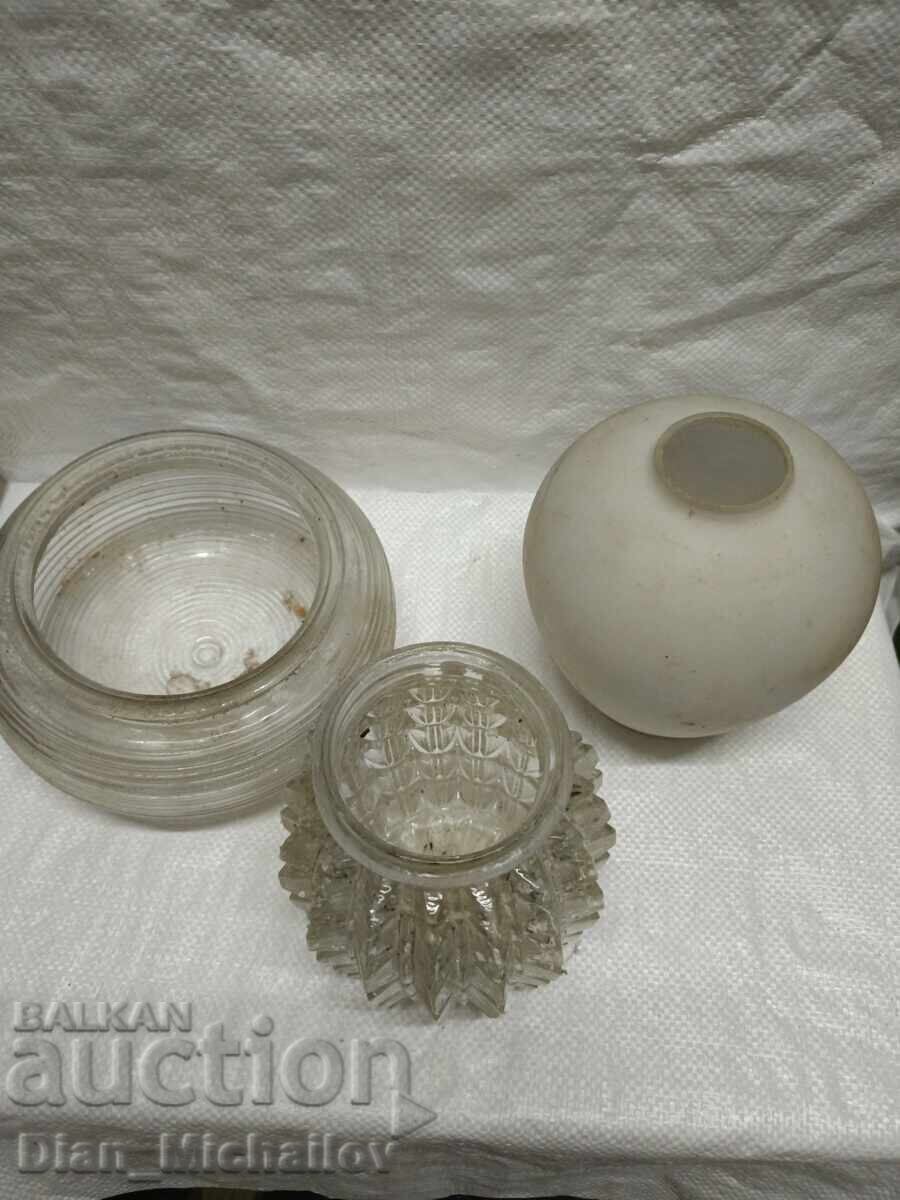 Delivery of 4 Old Chandelier Glasses Delivery of 4 Old Chandelier Glasses