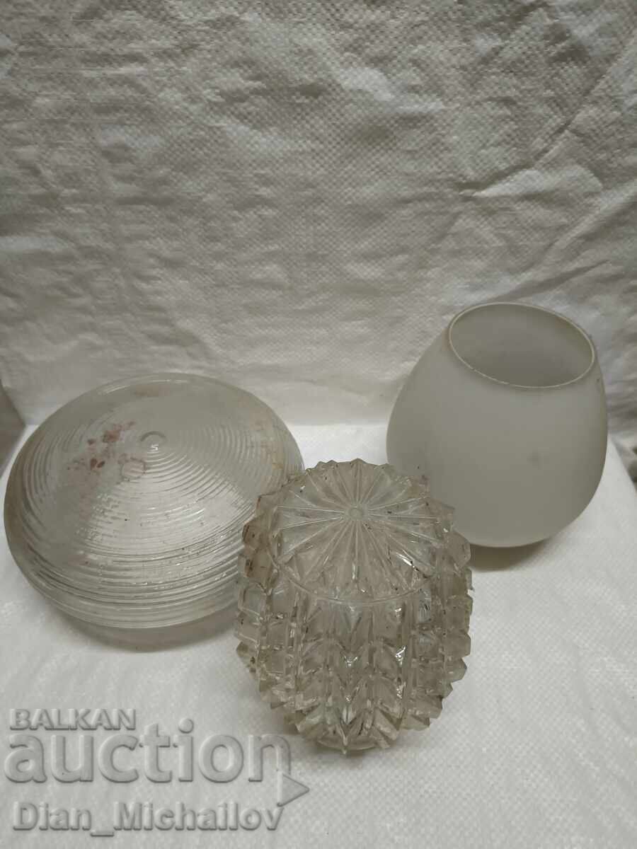 4 Old Chandelier Glasses 4 Old Chandelier Glasses