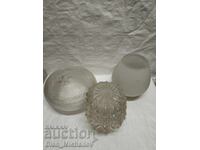 4 Old Chandelier Glasses