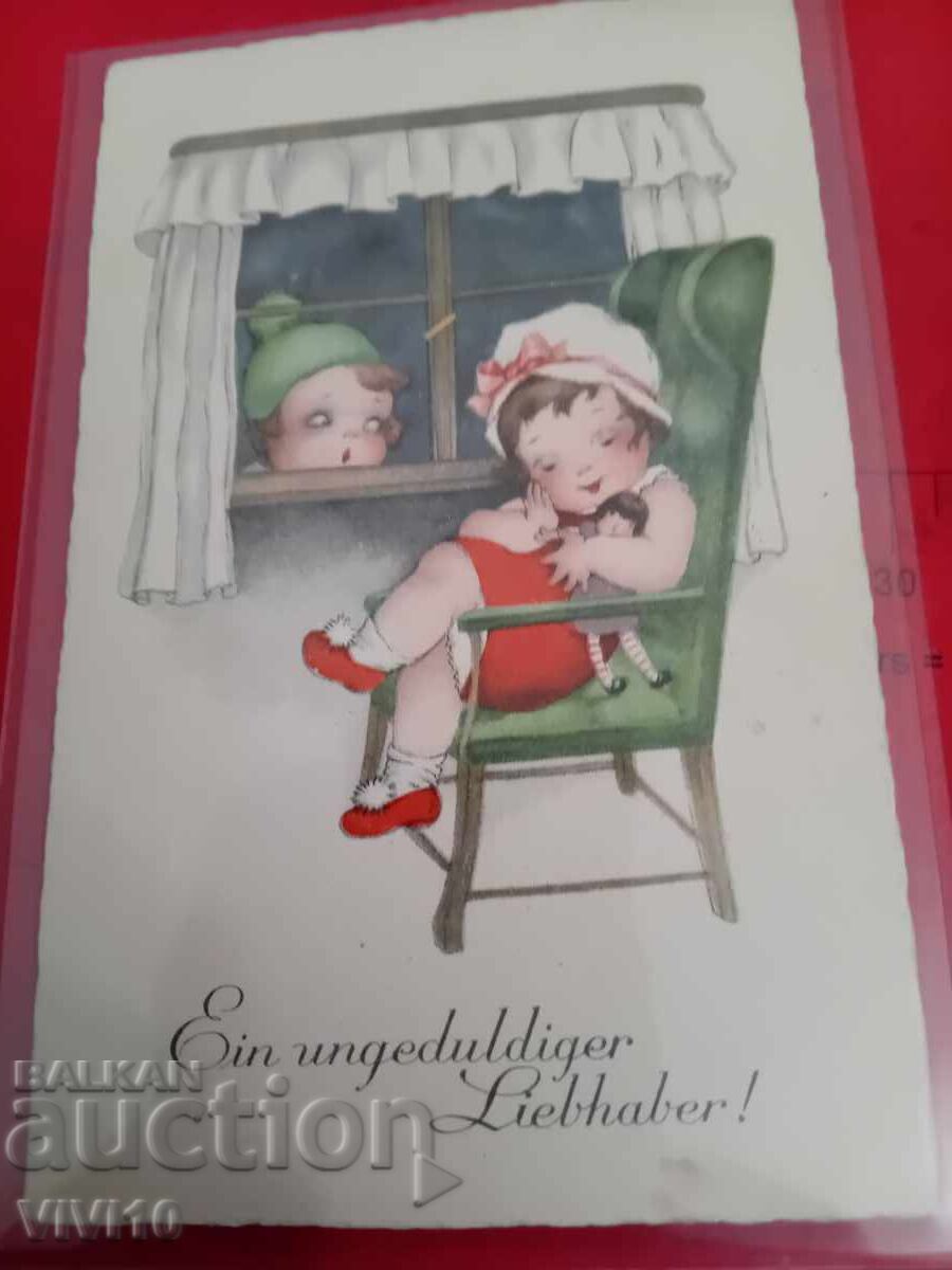 Старинна пощенска картичка 1930г