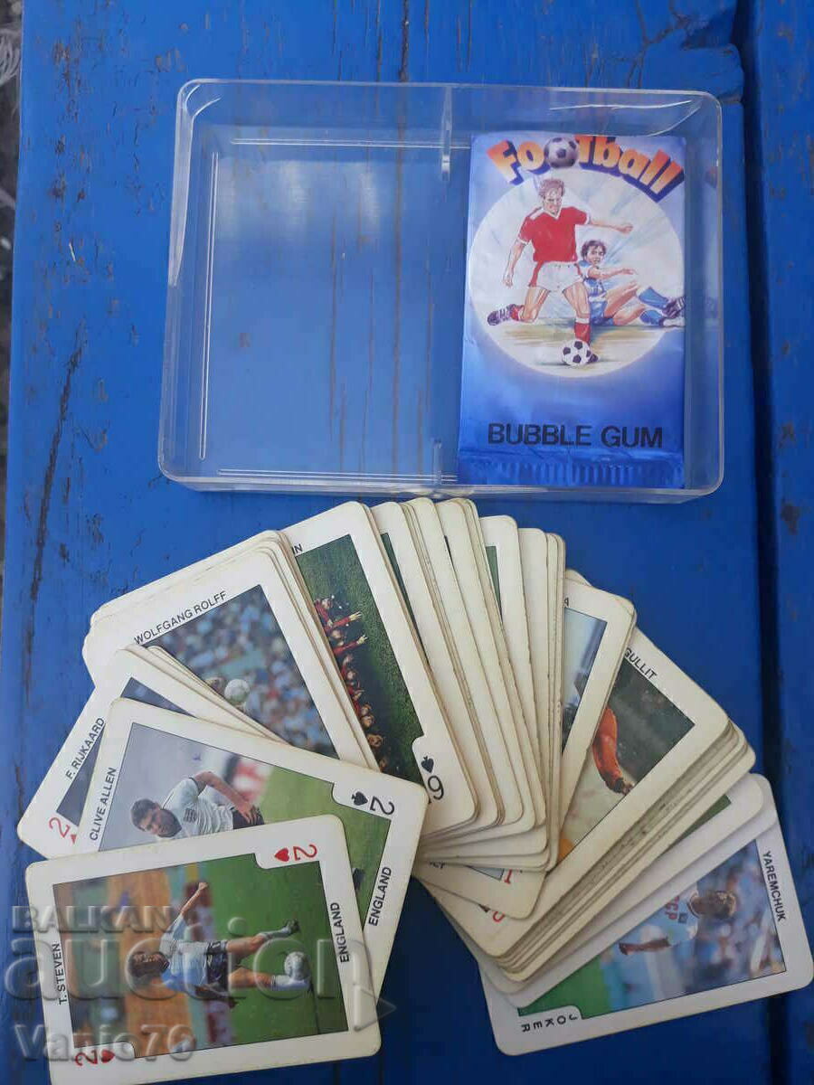 A unique collection of cards with footballers 1988. with price 150.00 BGN | € 76.69 A unique collection of cards with footballers 1988. with price 150.00 BGN | € 76.69