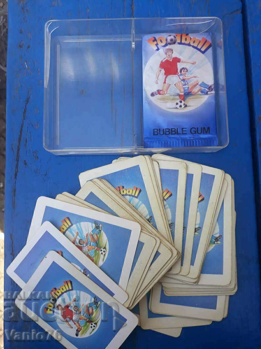 Auction A unique collection of cards with footballers 1988. Auction A unique collection of cards with footballers 1988.