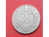Γαλλική Δυτική Αφρική-100 φράγκα 1968