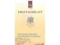 1999. Germania. Weimar - Capitală Europeană a Culturii