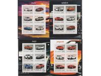 Clean stamps in sheets Automobiles 2018 from Burundi Bujumbura