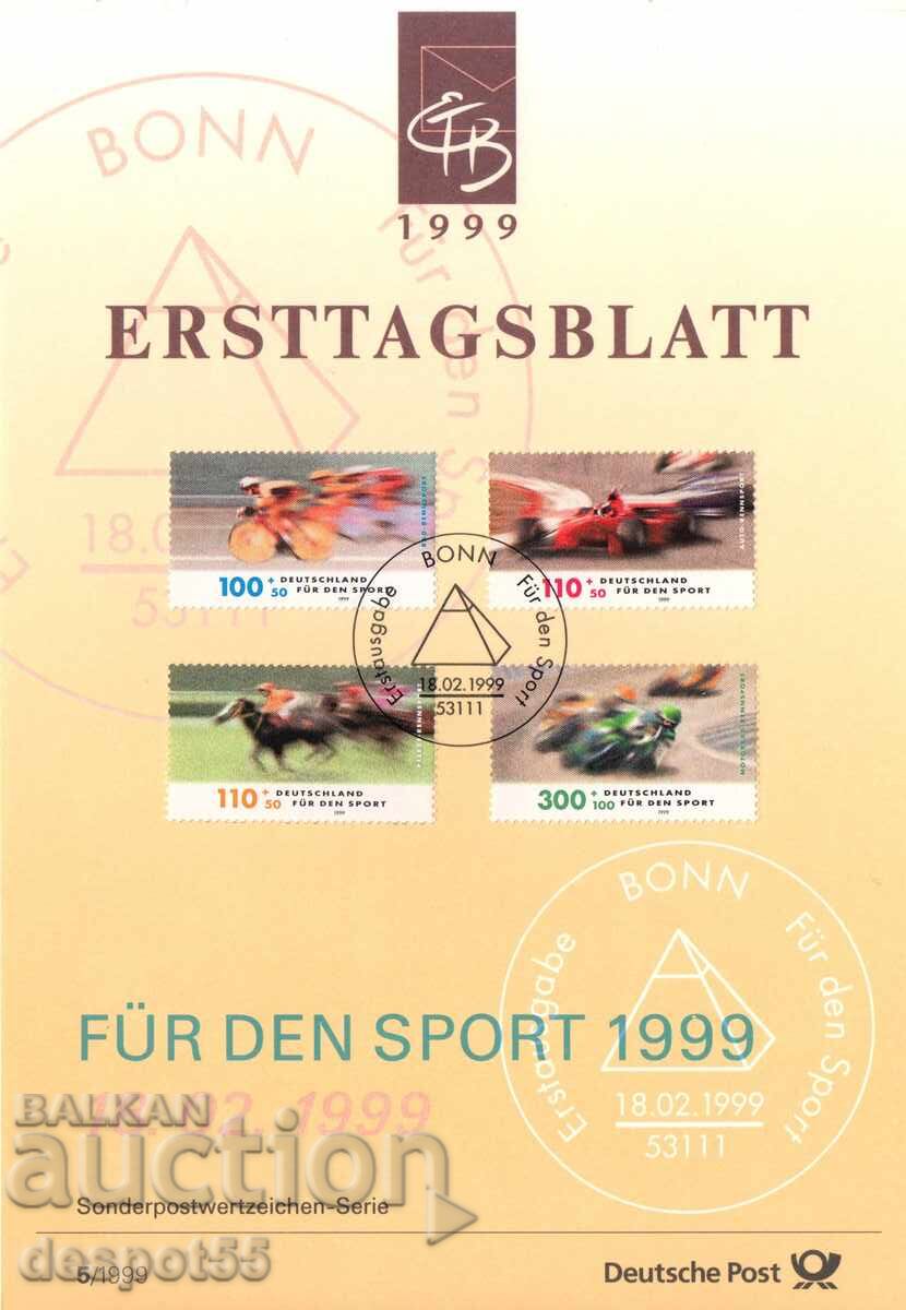 1999 Germany. Charity Series - Sport. Maximum Card 1999 Germany. Charity Series - Sport. Maximum Card