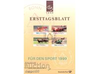 1999 Germania. Seria caritabilă - Sport. Card Maxim