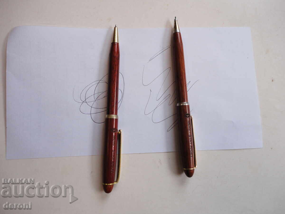 Military Stag Army Pen and Pencil Set - 6