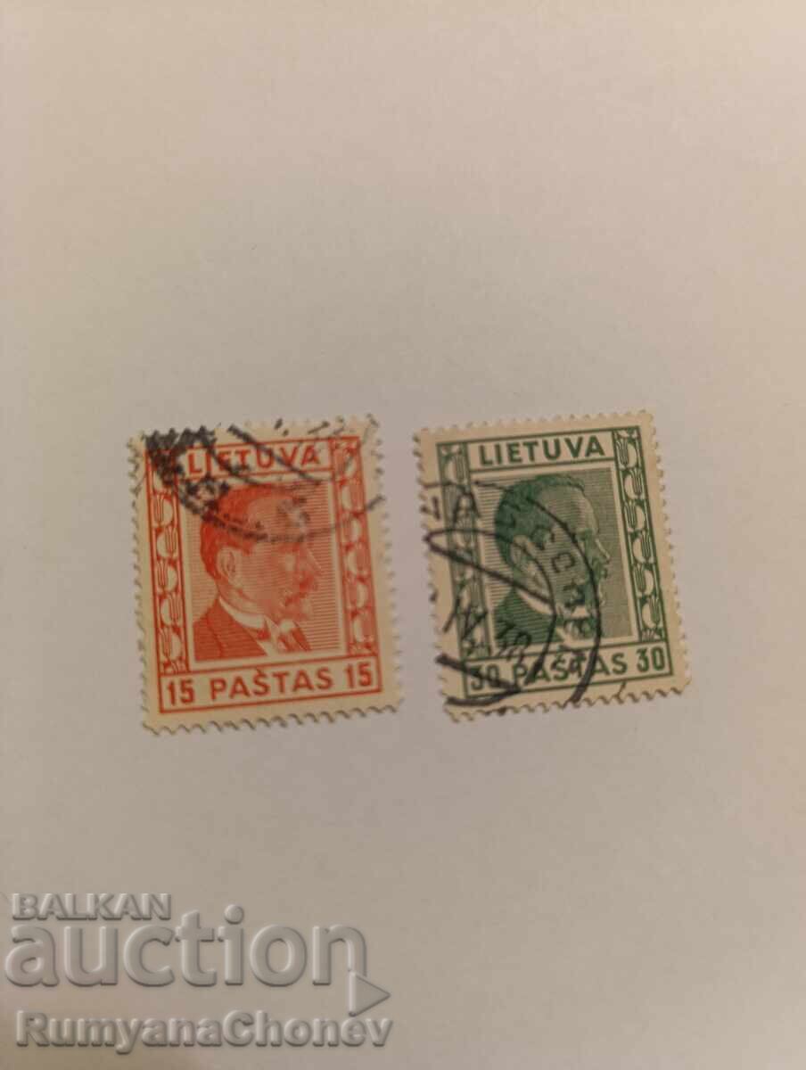 Timbre poștale Letonia 1936